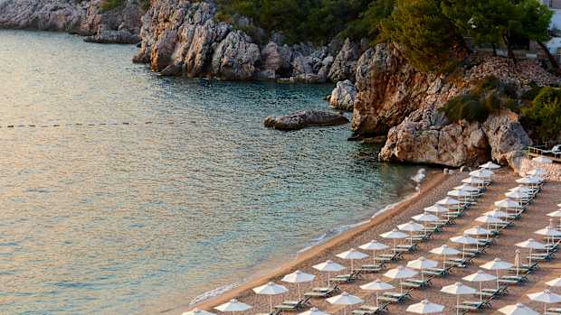 Maestral Resort & Casino beach.